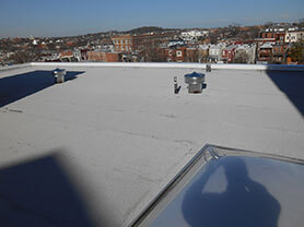 Example of roof repair