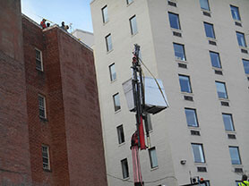 Man on ladder